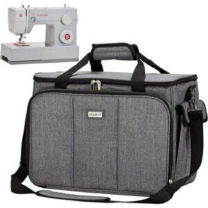 Sewing Machine Carrying Case with Multiple Storage Pockets, Universal Tote Bag